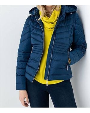 Marble 1 Short Puffer Jacket - Blue