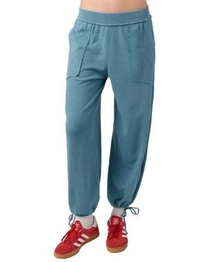 Project Social T Going Places Mixed Textured Pant - Blue