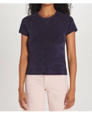 Goldie Micro Terry Tee - Blue