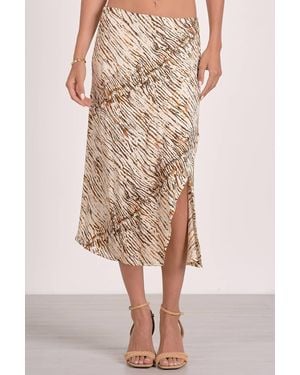 Elan Sahara Midi Skirt - Natural