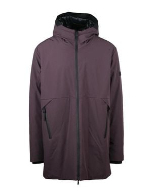 Peuterey Lich Hooded Padded Coat - Purple