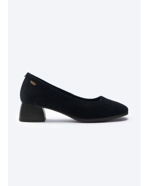 VISCATA Milan Suede Heels - Black