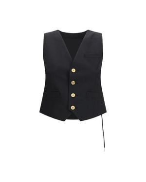 Sacai Polyester Waistcoat - Black