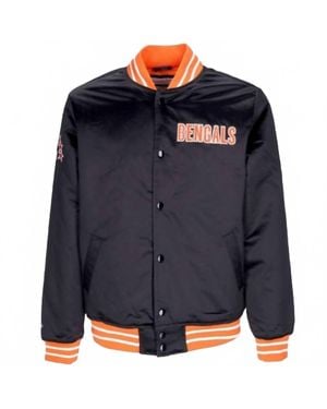 Mitchell & Ness Nfl Cincinnati Bengals Heavyweight Jacket - Blue