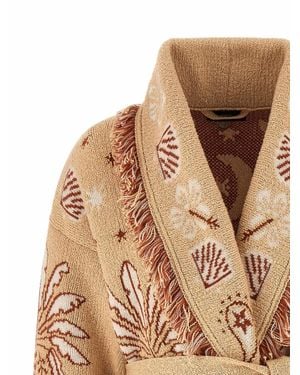 Alanui Echoes Of The Island Cardigan - Natural