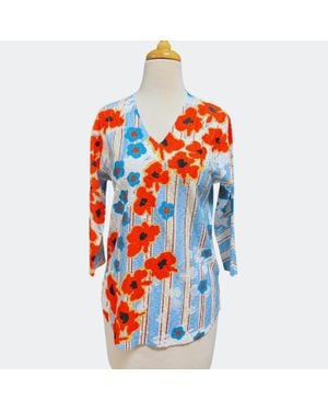 Inoa Poppy Breeze A-Line Top - Blue