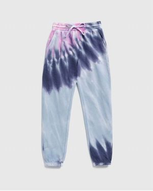Splendid Girl's Blooming Tie Dye Jogger - Blue