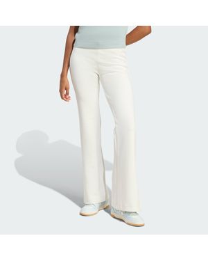 adidas Soft Lux Flared Pants - White