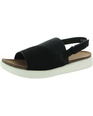 Rockport Kyra Suede Slingback Sandals - Black