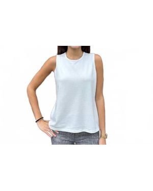 J'Envie/Eli Sleeveless Knit Crew Tank Top - Black