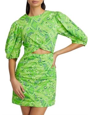 RHODE Isla Mini Dress - Green