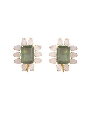 Bounkit Lucille Studs - Green