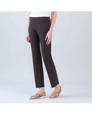Clara Sunwoo Straight Leg Pant - Brown