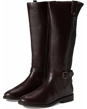 Cole Haan Cape Stretch Knee High Boots - Black