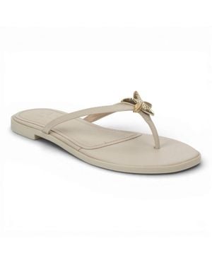 Love Rio Sandy Thong Flat Sandal - White