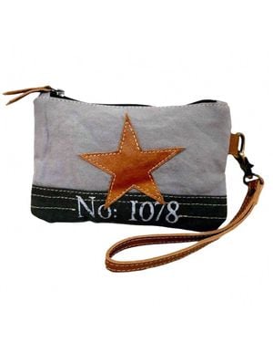 Clea Ray Wristlet Clutch - Gray