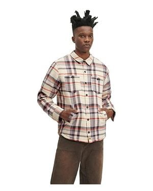 UGG Braxton Shirt Jacket Lotus Blossom Button Front Collared Gbo320 - White