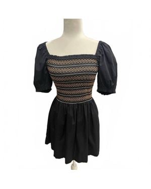 Madewell Fit And Flare Dress - Black