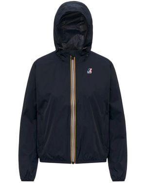 K-Way Le Vrai 4.0 Claudette Hooded Jacket - Blue