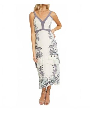 Caballero Sana Protea Paisley Dress - White