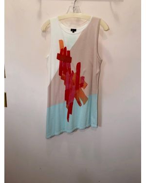 6 by Six Assymetrical Sleeveless Sweater - Multicolor