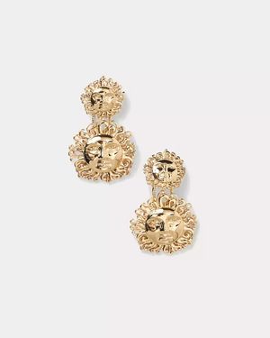 Lilly Pulitzer Sunny Hunny Statement Earrings - Metallic