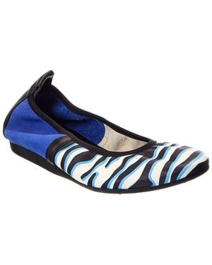 Arche Lamour Leather Flat - Blue