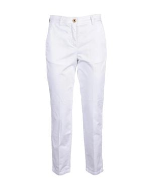 Jacob Cohen Cotton Stretch Pants - White