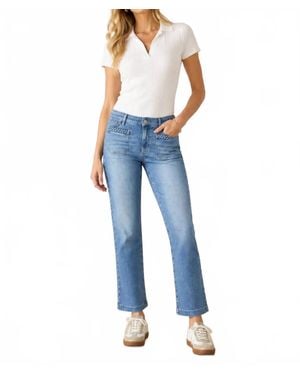 Brax Mary Bootcut Regular Fit Denim Pants - Blue