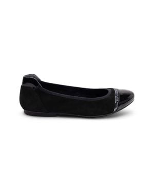 Hogan Sequinned Ballet Flats - Black