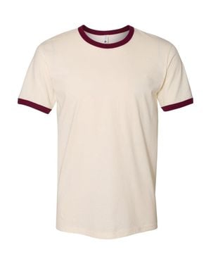 Next Level Cotton Ringer T-Shirt - Natural