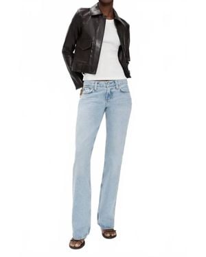 Agolde Low Rise Bootcut Jeans - Blue