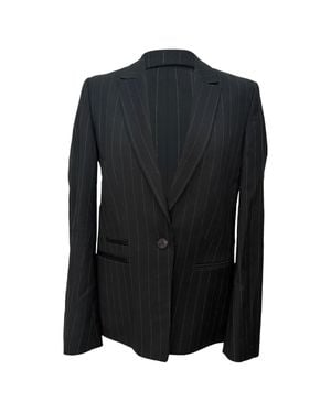 Ba&sh Pinstripe Blazer - Black