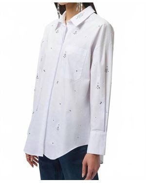 Joseph Ribkoff Embellished Shirt - White