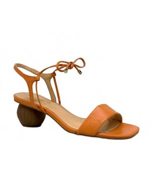 Bruno Menegatti Annette Leather Sandal - Brown
