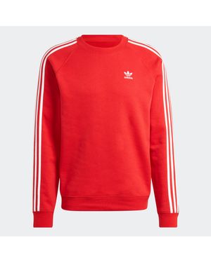 adidas Adicolor Classics 3-Stripes Crew - Red