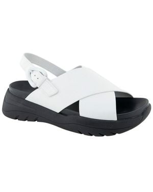 Aerosoles Harlow Flat Sandal - White