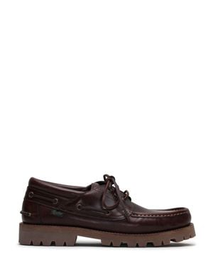 Paraboot Briac Leather Boat Shoes - Brown