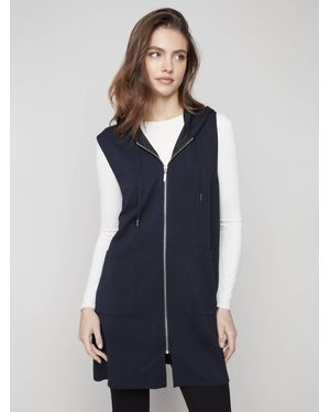Charlie b Scuba Zip Front Vest - Blue