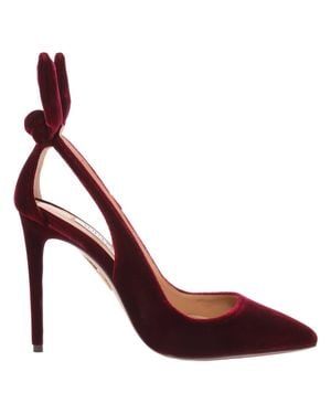Aquazzura Bow Tie Pumps, Brand Size 35 Us - Red