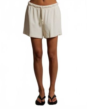 PERFECTWHITETEE Layla French Terry Sweatshort - White