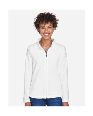 Team 365 Campus Microfleece Jacket - White