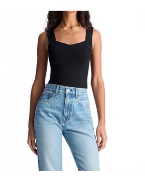 A.L.C. Jordana Compact Knit Top - Blue