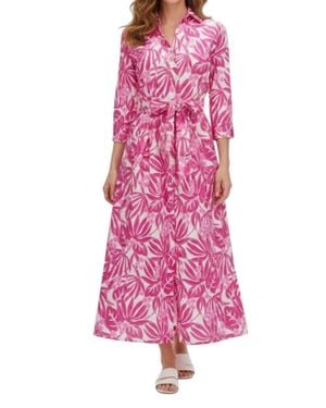 0039 Italy Julene Maxi Dress - Pink