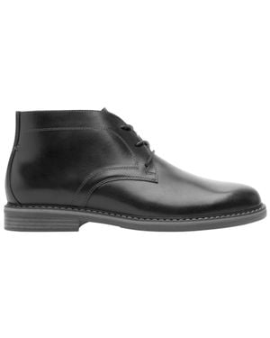 flexi Leather Lace-up Boot In Black