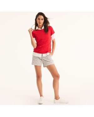 Nautica Sustainably Crafted Solid Crewneck T-Shirt - Red