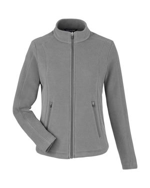 Devon & Jones Crownlux Performancefleece Full-Zip Jacket - Gray