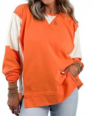 Easel Sarah Sweatshirt - Orange