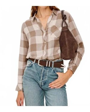 Rails Hunter Button Down Shirt - Brown