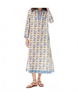 Emporio Sirenuse Giada Caftan Dress - White